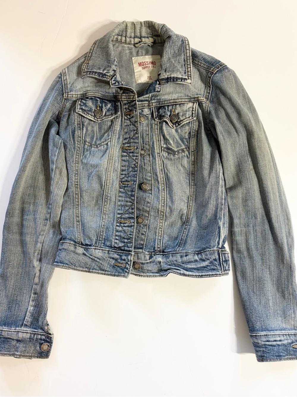 Mossimo Supply Co. Light Blue Denim Jean Jacket Size XS